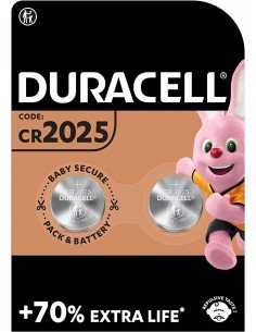 PACK DE 2 PILAS 2025 DURACELL