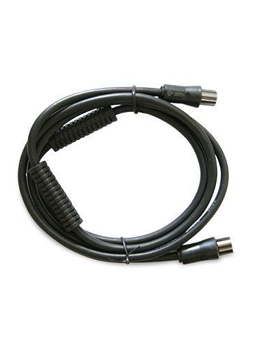 CABLE DE ANTENA NEGRO CON FILTROS (2m)