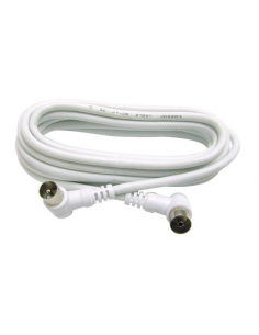 CABLE DE ANTENA BLANCO CON...