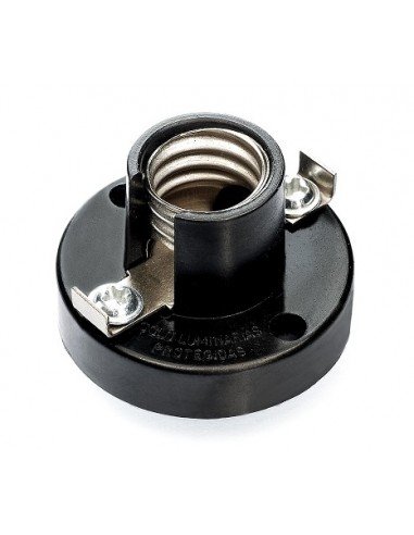 PORTALAMPARAS ZOCALO NEGRO (E-10)
