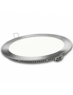 FOCO LED CIRCULAR PLATA (24W)