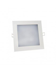 FOCO LED CUADRADO PLATA (18W)
