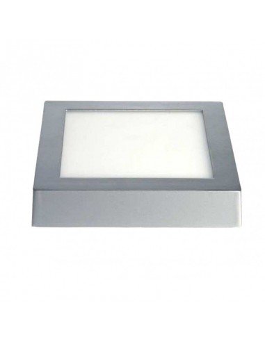 FOCO LED CUADRADO PLATA (24W)