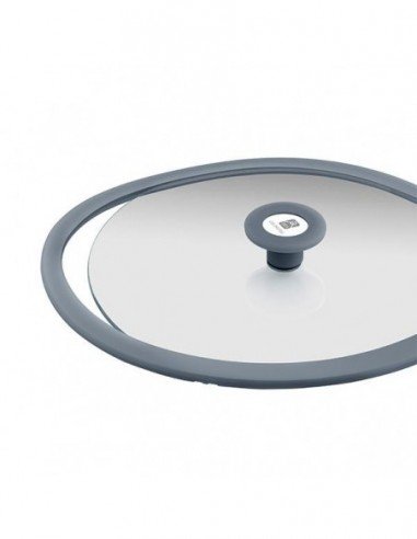 TAPA BRA SILICONA GRIS 26cm