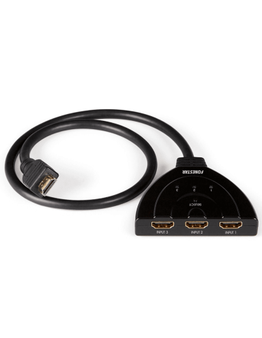 CABLE HDMI A 3 HDMI FONESTAR 50cm
